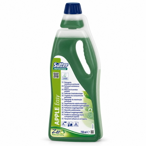 Sutter Apple Easy Ecolabel 6x750 Ml Detergente Naturale Superconcentrato Profumato per Pavimenti e Superfici