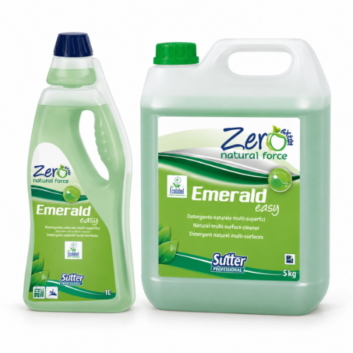 Sutter Emerald Easy Ecolabel Detergente Sgrassante Naturale Superconcentrato per Pavimenti e Superfici