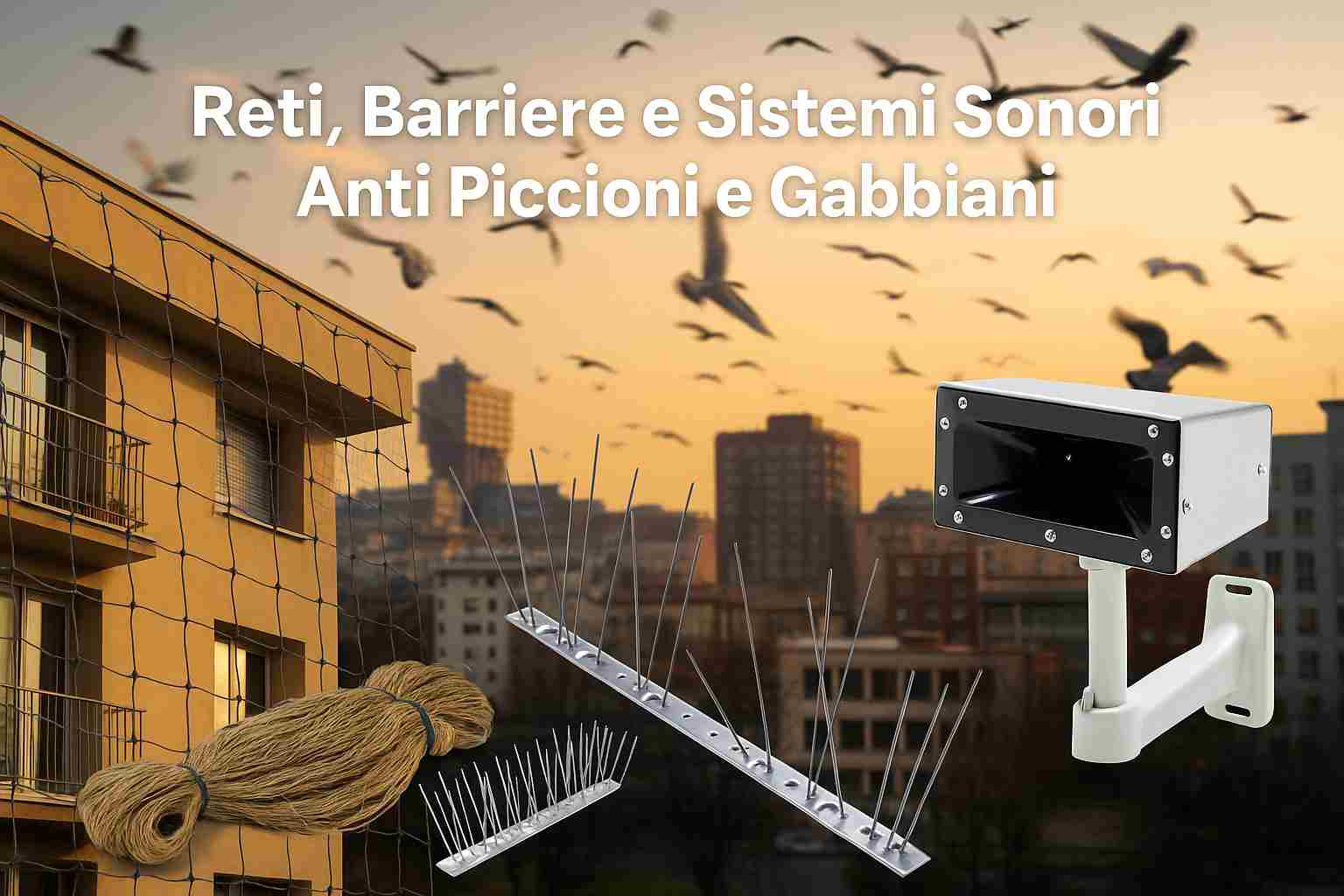 Reti e Barriere Anti Uccelli Detercenter Shop