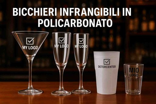 Bicchieri Infrangibili Policarbonato Personalizzati | Detercenter Shop