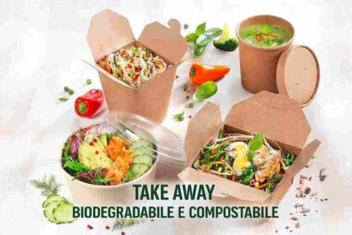 Take Away Biodegradabili Compostabili | Detercenter Shop
