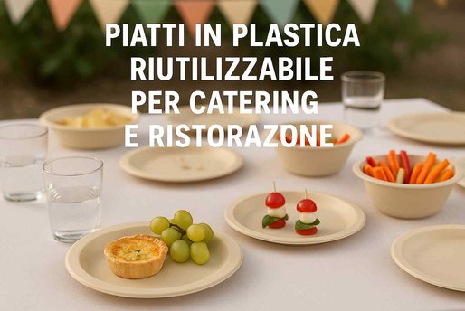 piatti plastica dura lavabili riutilizzabili | Detercenter Shop