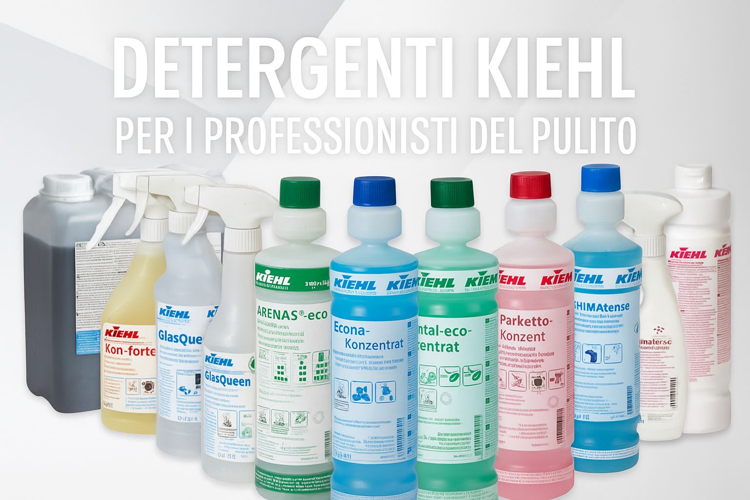 Detergenti professionali Kiehl per imprese di pulizia e ambienti industriali – Detercenter