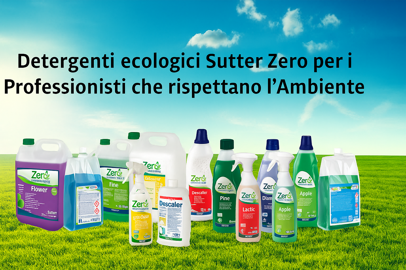 Detergenti ecologici Sutter Zero per professionisti che rispettano l’ambiente – Detercenter
