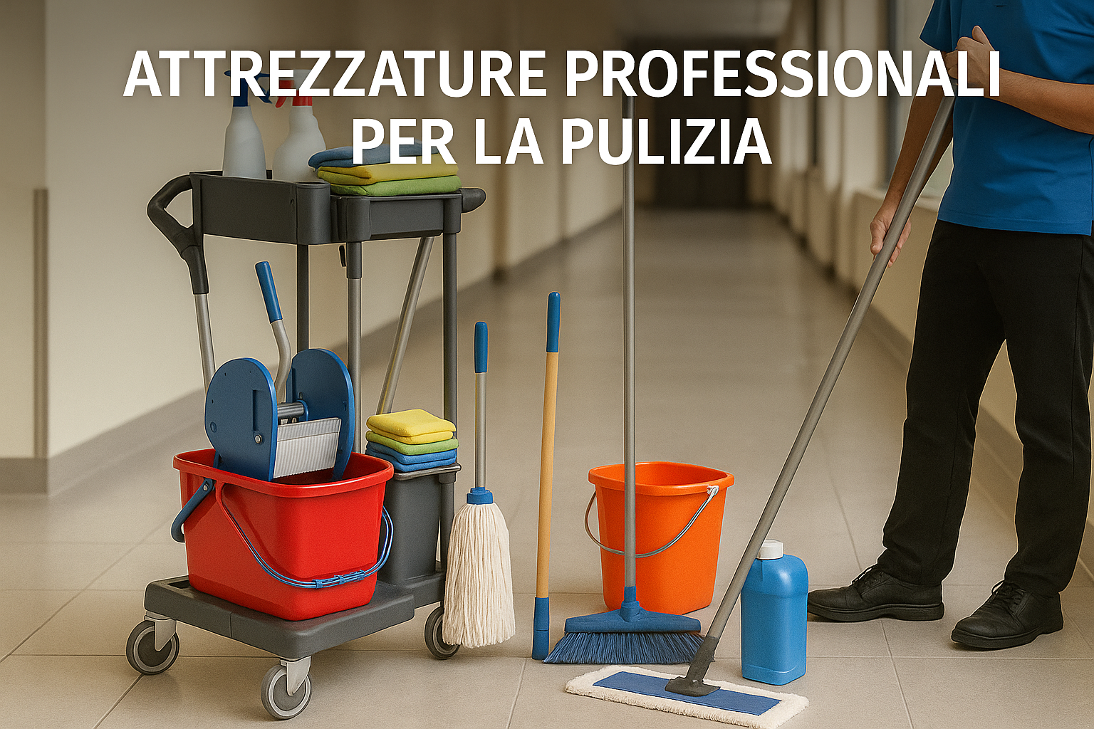 Attrezzature professionali per la pulizia di pavimenti e superfici – Detercenter Shop