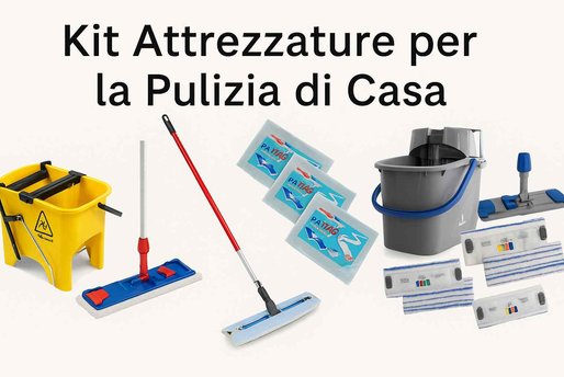 kit casa attrezzature professionali pulizia | Detercenter Shop