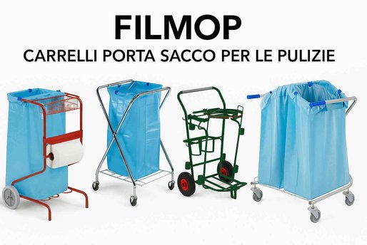 carrelli porta sacco Filmop | Detercenter Shop